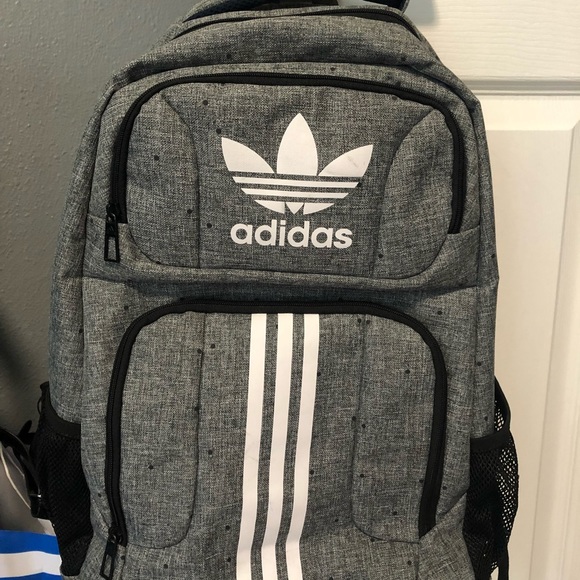 adidas Handbags - Adidas heather grey backpack